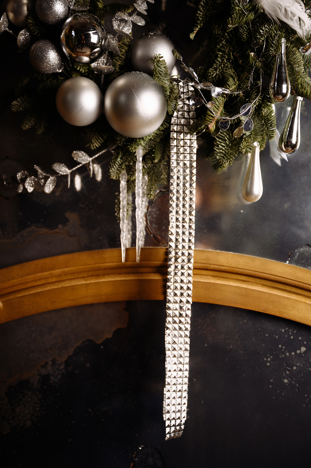 Венок новогодний Застывшее мгновение