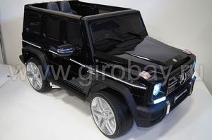 Детский электромобиль River Toys Mercedes-Benz-G65-AMG черный