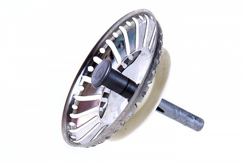 Сетка-мусоросборник UNICORN в сборе, нерж. ручка-пластик Е100Р