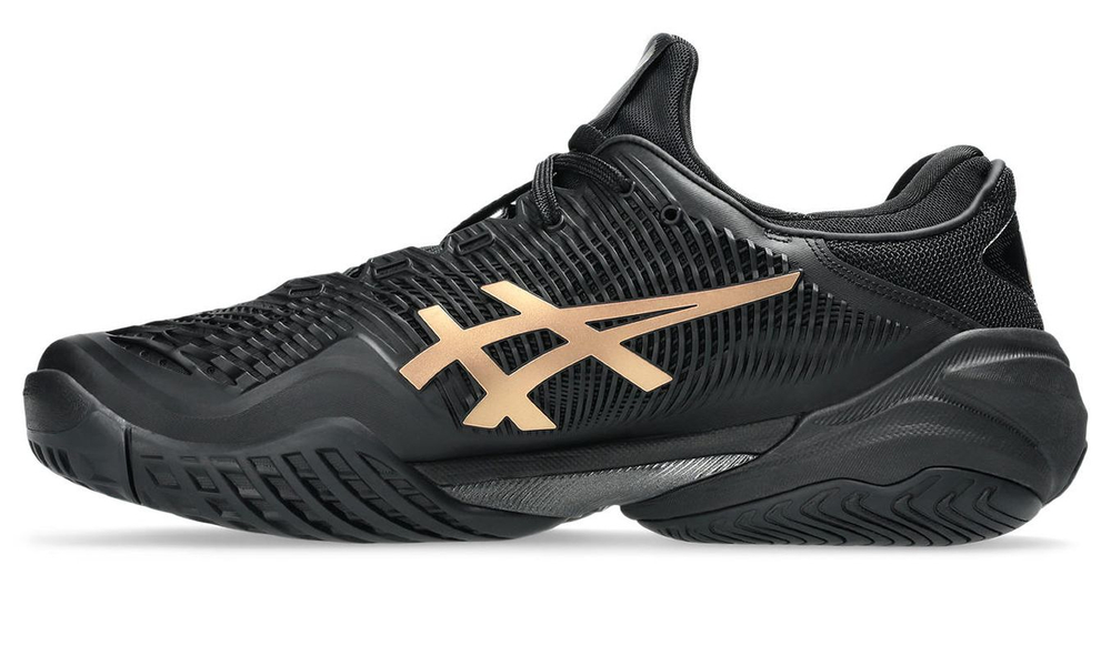 Теннисные кроссовки Asics Court FF 3 Novak Night Energy - black/prism gold