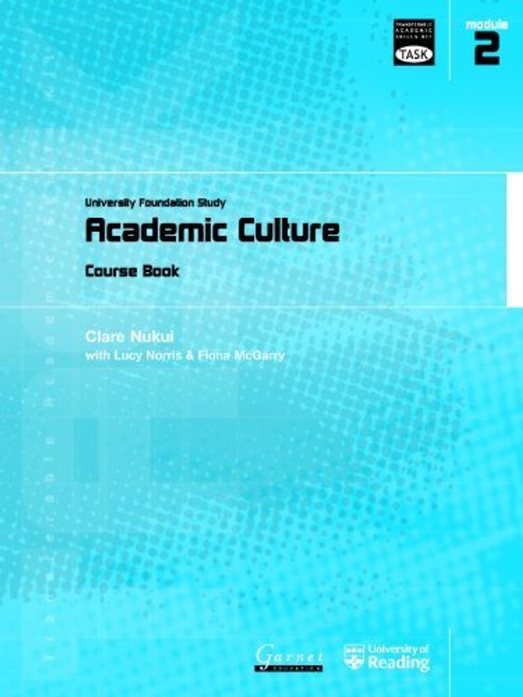 TASK: University Foundation Study Mod.2: Academic Culture