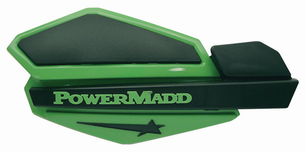 Ветровые щитки для квадроцикла "PowerMadd" Серия Star, зеленый/черный