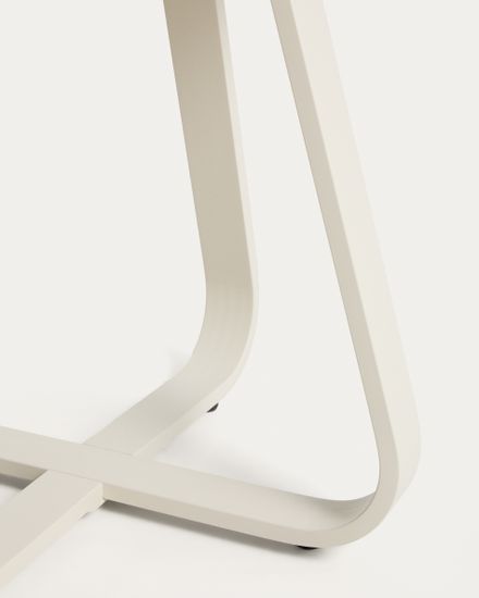 Уличный столик Tamaris из алюминия цвета экрю Ø48 см
