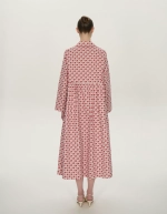 Платье «Узоры 2», красный