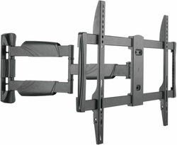 Кронштейн для телевизора Ultramounts (UM909) черный 37"-75" макс.35кг настенный поворотно-выдвижной и наклонный