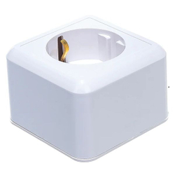 "ОПТИМА"Розетка откр. уст. одномест. с з/к РА16-376 Кунцево Электро