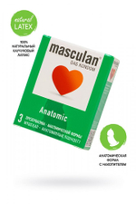 Презервативы Masculan Anatomic анатомической формы №3