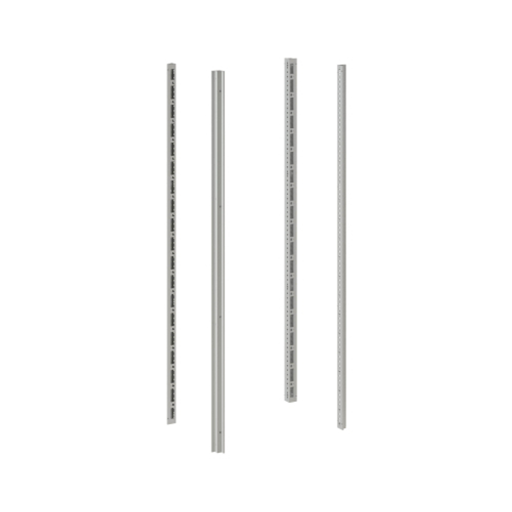 Стойки вертикальные, В=1000мм, без дополнительных креплений, 4шт RAL7035