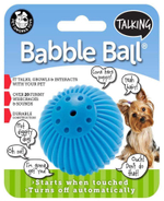 Игрушка PET QWERKS для собак - Мяч-болтун, маленькая, пластик 5,4 см TALKING BABBLE BALL SMALL