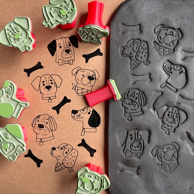 Набор штампов "Пёсики"