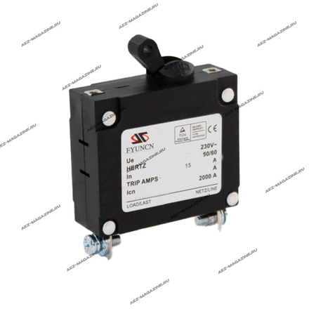 Выключатель- автомат для генератора малый до 3кВт 15A