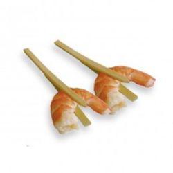 Вилочка коктейльная "Пинцет" 9 см, бамбук, 100 шт Garcia De Pou