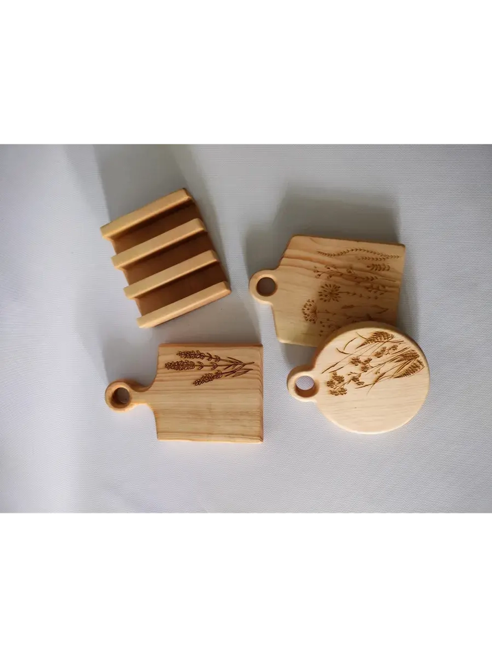 Набор досок разделочных из дерева сервировочных 3 шт.