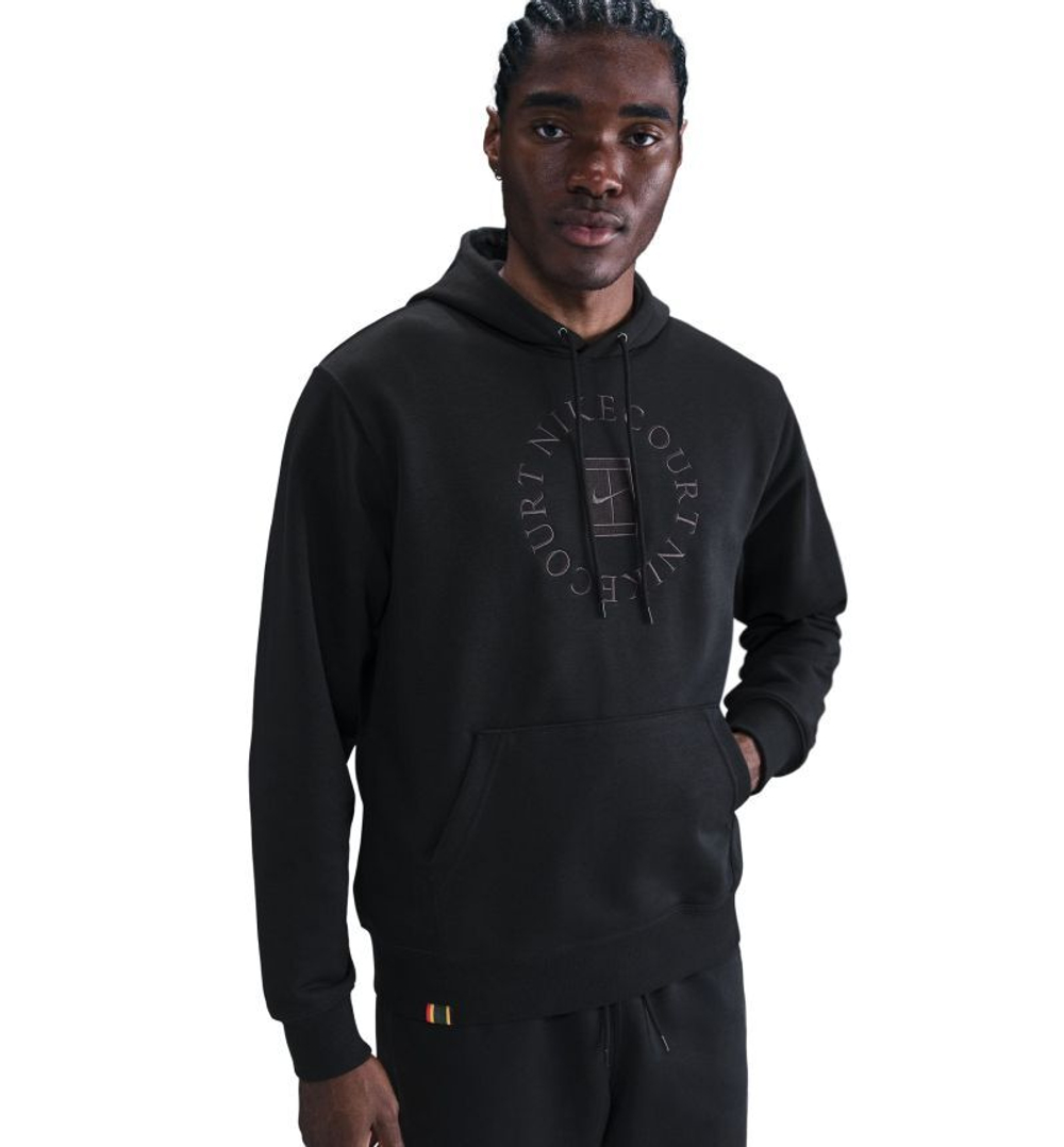 Мужская теннисная кофта Nike Court Heritage French Terry - black/anthracite