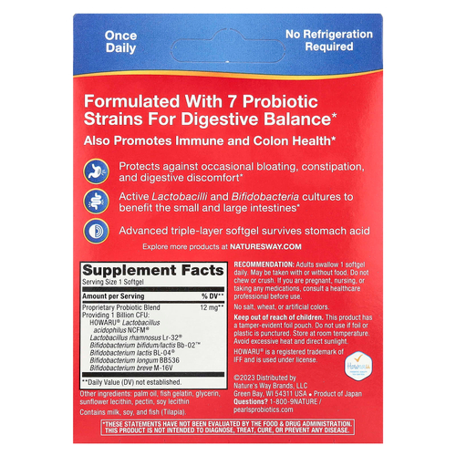 Nature's Way, Probiotic Pearls Complete, пробиотик, 90 капсул