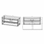 Тумба с раковиной Vincea Mia 1200 G.White