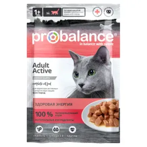 Пауч ProBalance Active для кошек, ведущих активный образ жизни