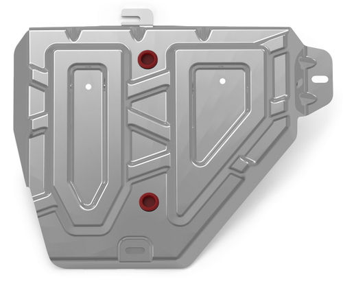 Защита топливного бака АвтоБроня для Hyundai Creta I, II (V - 1.6; 2.0) 2016-2021 2021-н.в., алюминий 3 мм, с крепежом, штампованная, 333.02365.1