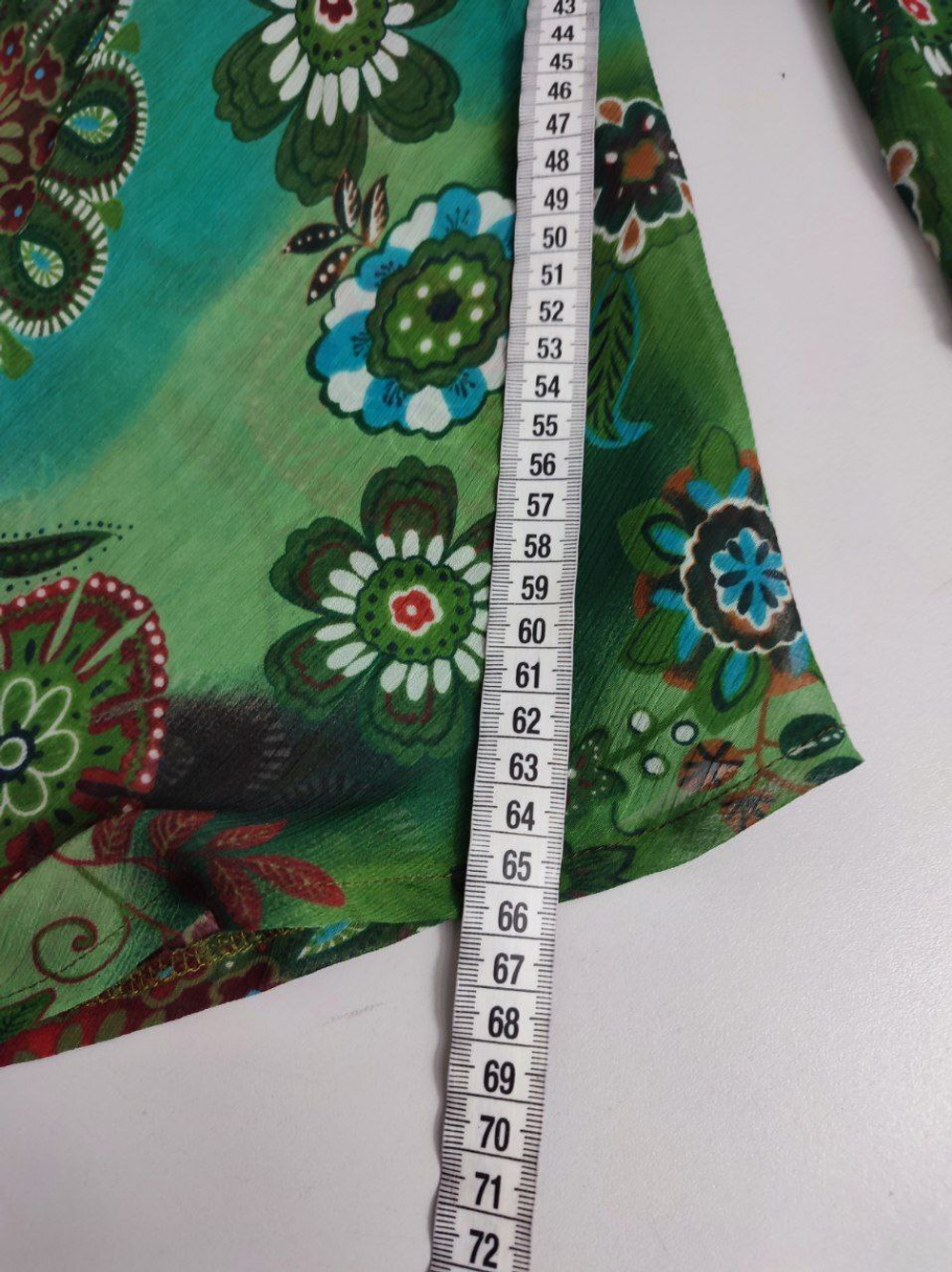 Блуза с принтом 46 размер