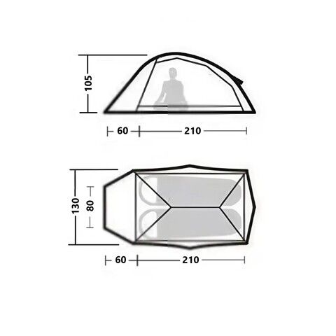 Палатка туристическая Naturehike Cloud Up 2 UL