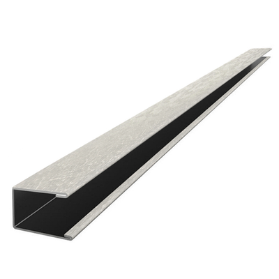 П-профиль для реечного потолка Cesal 14х14х4000 мм. Шампань-кристалл В30