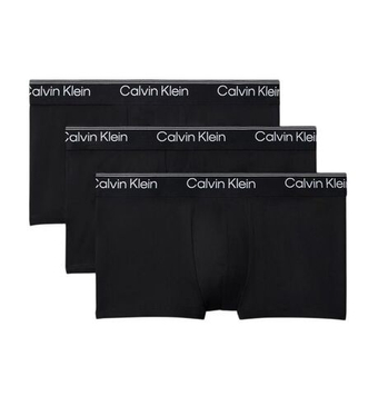 Мужские спортивные боксеры Calvin Klein Low Rise Microfiber 3P - black/black/black