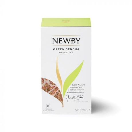Чай зеленый Newby Зеленая сенча в пакетиках 25 шт