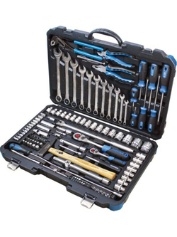 Набор инструмента 124пр. 1/4''&amp;1/2''(6гр.)(4-32мм) Forsage F-41241-5