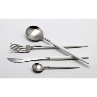 Набор столовых приборов Cutipol Goa White 24пр матовый GO.006.W