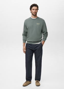 Принтованный свитшот из хлопка