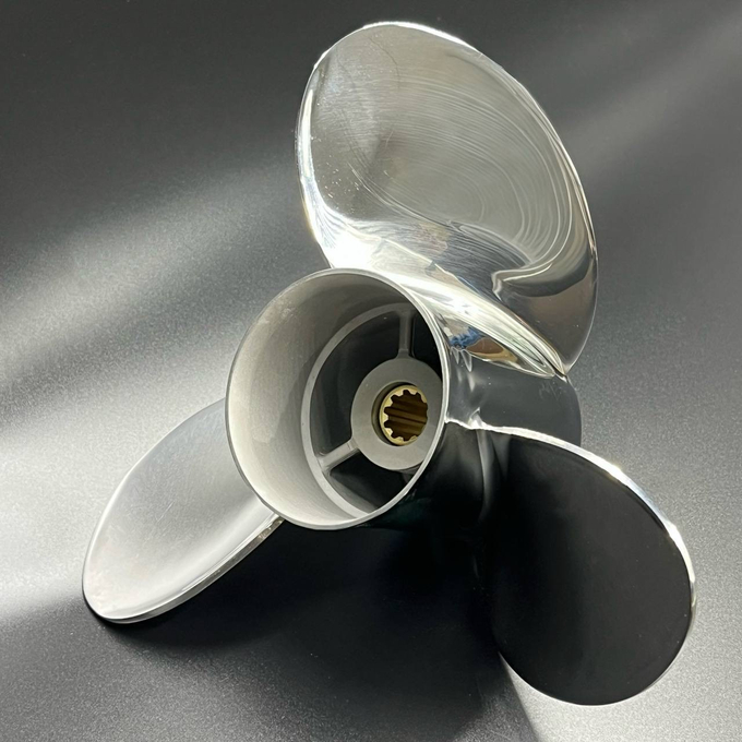 Гребной винт Yamaha 20-30, F20-25 (3X10 1/8X15) (СТАЛЬ) (POLASTORM)