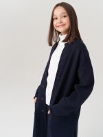 Кардиган для девочки в школу AT990 синий