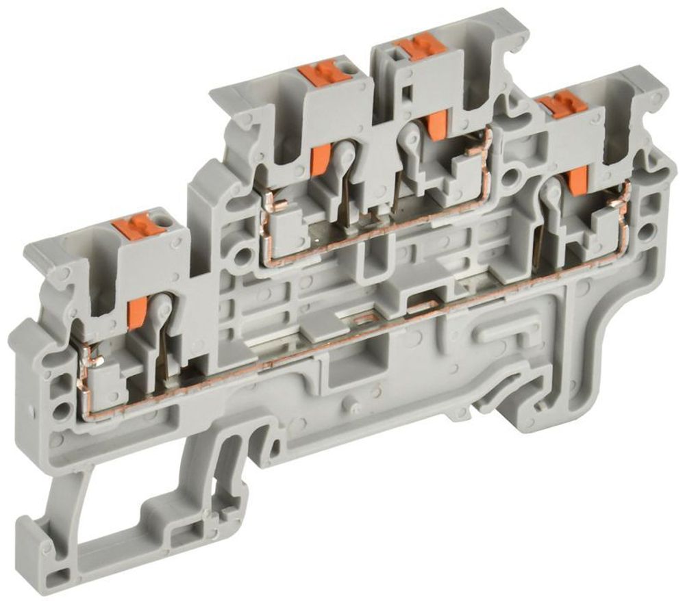 Колодка клеммная CP-ML 2 ур. 2.5кв.мм сер. IEK YCT23-00-2-K03-002 Колодка клеммная CP-ML 2 ур. 2.5кв.мм сер. IEK YCT23-00-2-K03-002