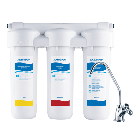 Проточная система Аквафор Трио Норма Умягчающий