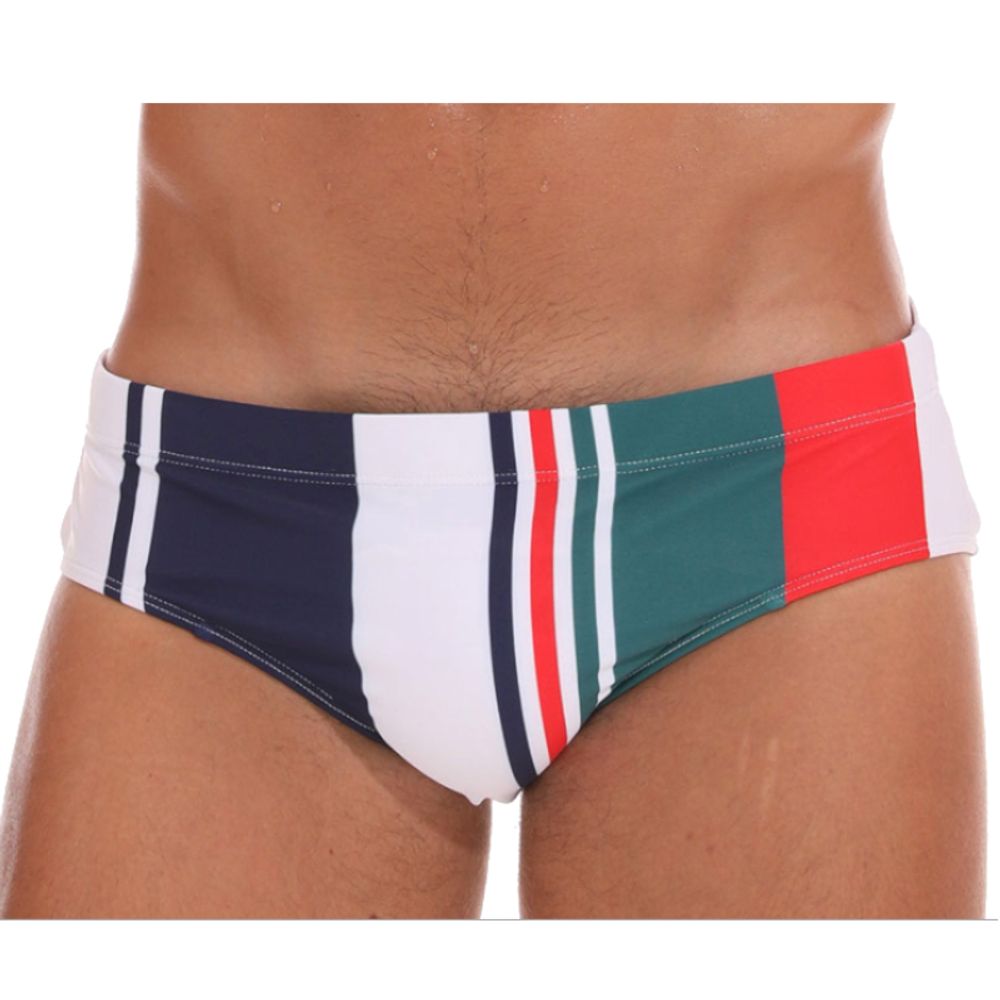 Мужские плавки в разноцветную полоску Romeo Rossi RR6606-5