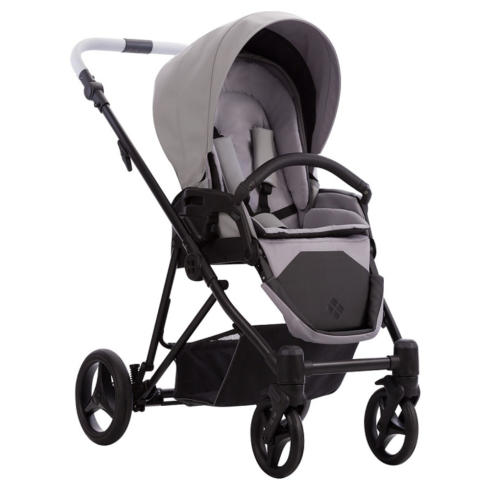 Детская коляска Bebetto Yoddi Pro 3 в 1 с автокреслом Avionaut Cosmo 02 св.серая кожа