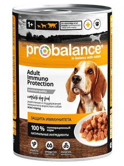 ProBalance Adult Immuno Protection Консервированный корм для собак, 415 гр.