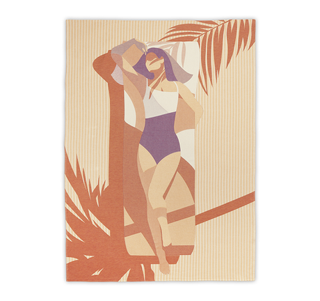 Полотенце пляжное 140х190см Leitner Leinen Sunbather