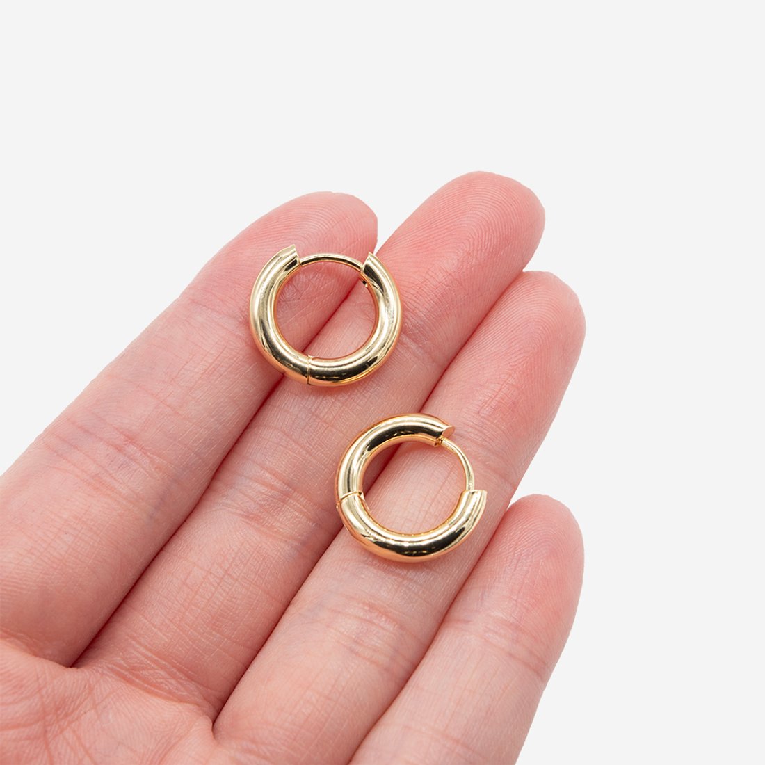 Швензы-кольца (Конго, Бублик) 14,5мм, позолота