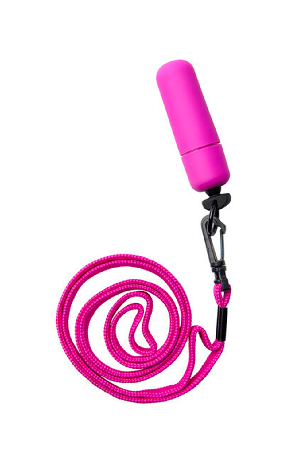 Мини-вибратор фиолетовый на шнурке Funny Five (5,5 см , фиолетовый) (Цвет: фиолетовый)