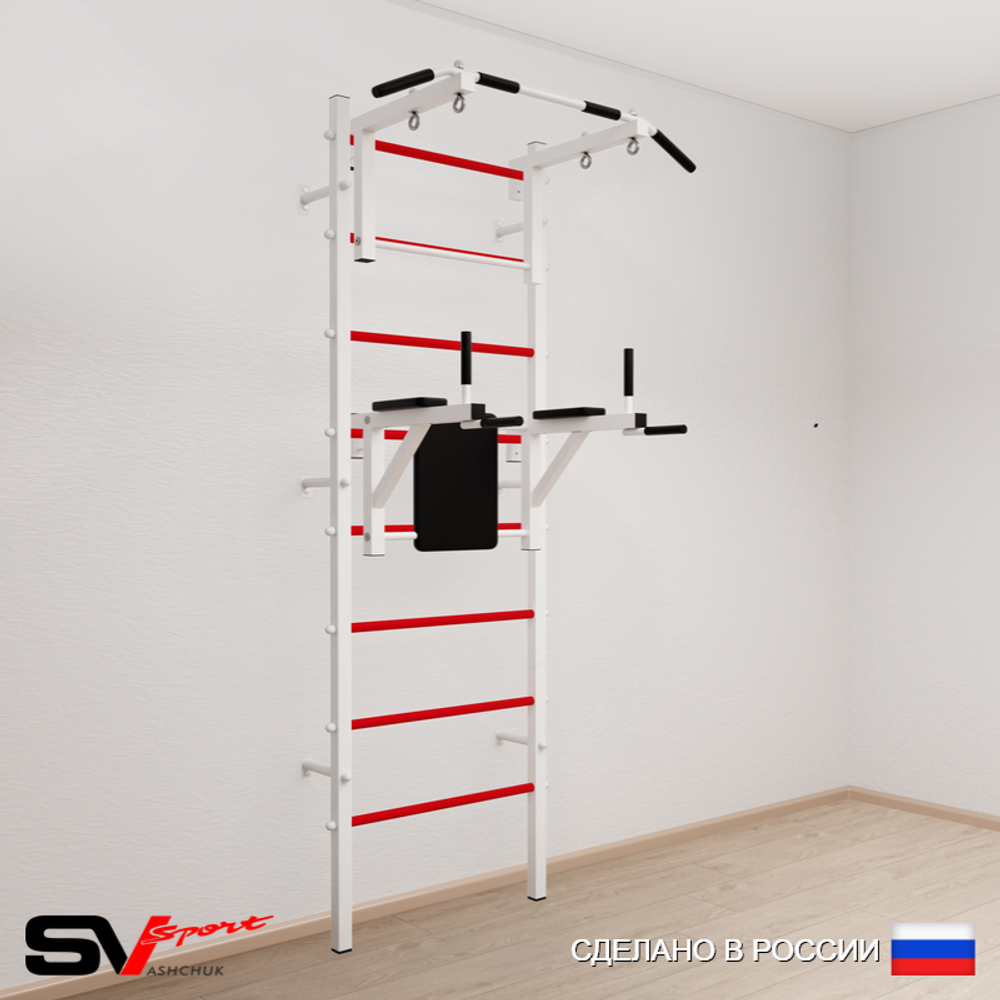 Шведская стенка Sv Sport усиленная 603 (Турник стандарт/Брусья)