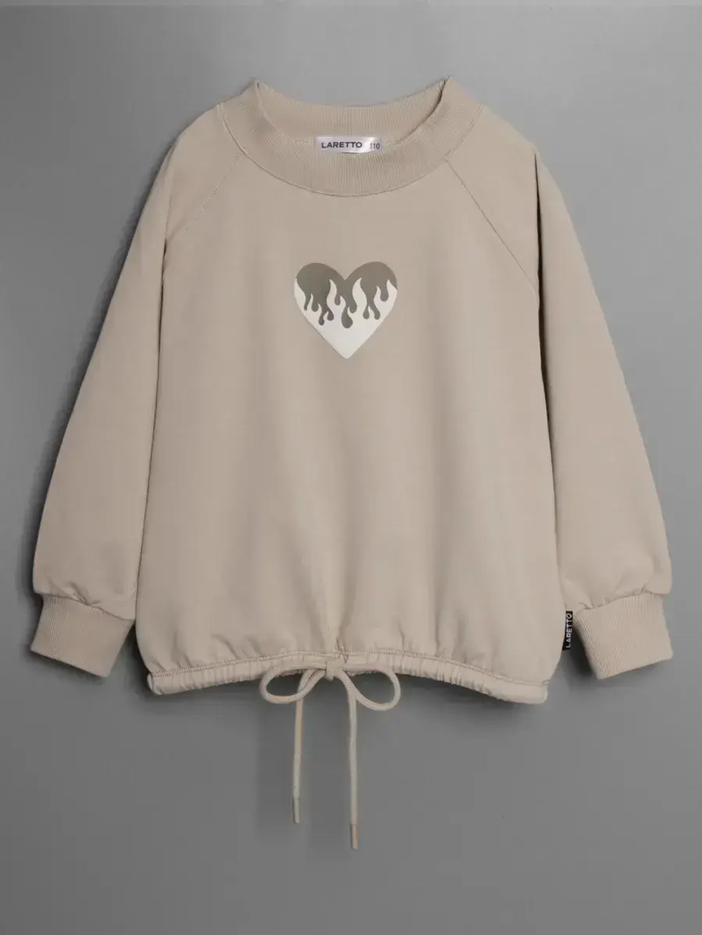 Свитшот для девочки осенний с завязками