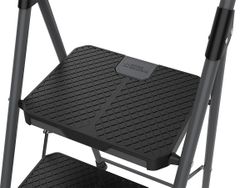 Стремянка Stable, 3 ступени, 1 м, черная