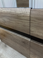 Тумба прикроватная №2 Ультра серый крафт/дуб приморский