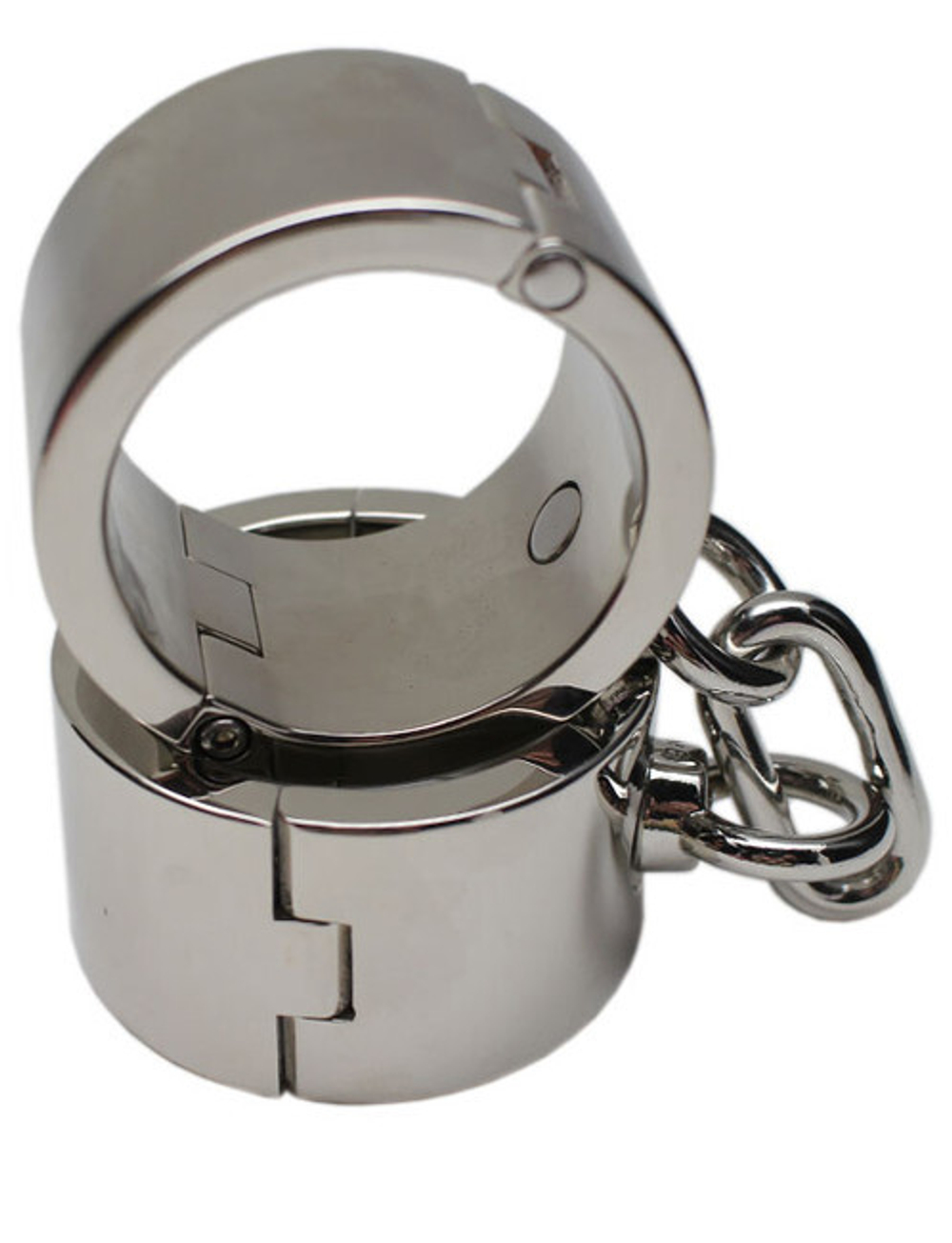 Металлические наручники тяжелые для профессионалов BDSM (736 грамм) (Цвет: серебряный)