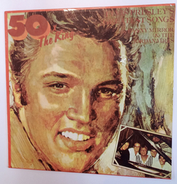 Винтажная виниловая пластинка LP Danny Mirror and The Jordanaires 50 X The King Elvis Presleys Greatest Songs (Румыния 1985)