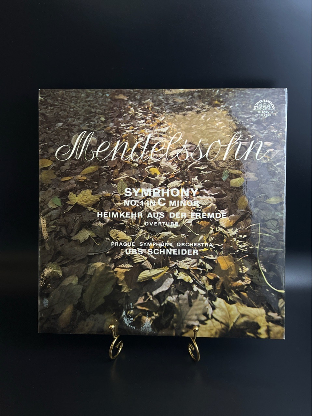 LP Felix Mendelssohn - Bartholdy - Симфония №1. Виниловая пластинка 12 дюймов. Чехословакия 1976 год.