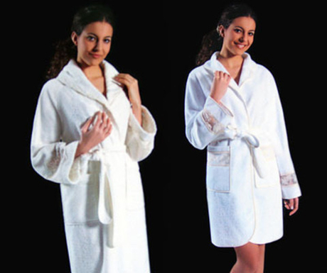 Халат махровый Timas Britney слоновая кость