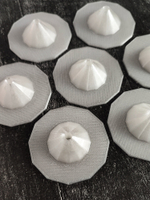 Прозрачная подставка для гвоздика кондитерского Ромашка от Киры