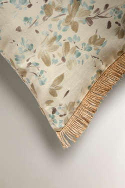 ZARA HOME ЧЕХОЛ ДЛЯ ДЕКОРАТИВНОЙ ПОДУШКИ С БАХРОМОЙ, РАЗНОЦВЕТНЫЙ